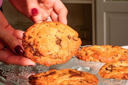 Cookie au chocolat noir